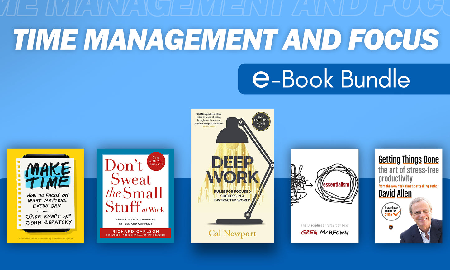 Time Management and Focus E-books Bundle – Master Your Day, Master Your Life